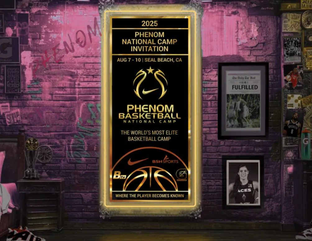2025 Phenom National Basketball Camp invite